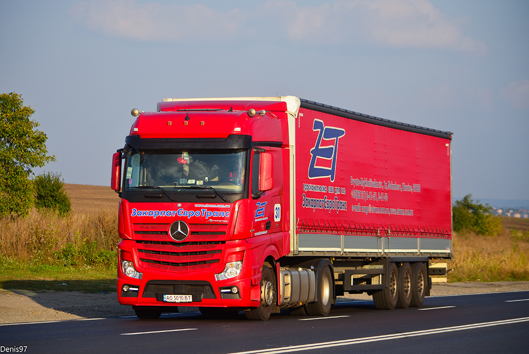 Закарпатская область, № 31 — Mercedes-Benz Actros ('2011) 1845