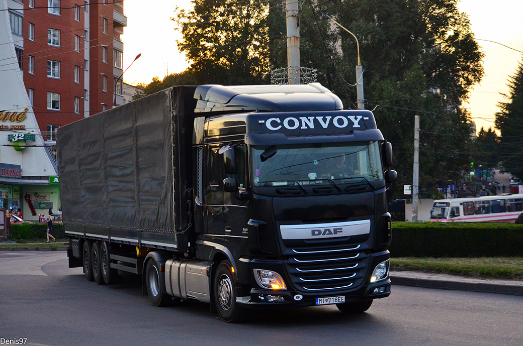 Словакия, № MI-718EE — DAF XF Euro6 FT