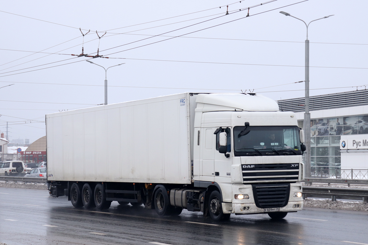 Калининградская область, № К 839 МТ 39 — DAF XF105 FT