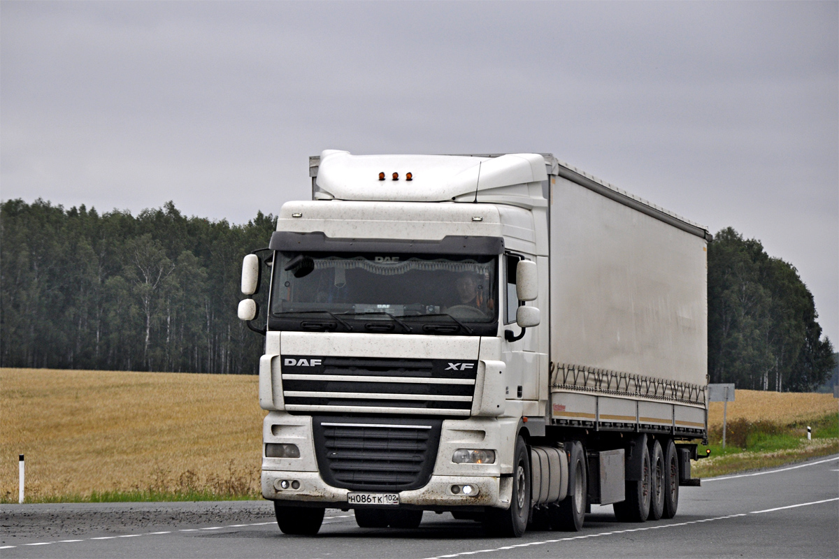 Башкортостан, № Н 086 ТК 102 — DAF XF105 FT