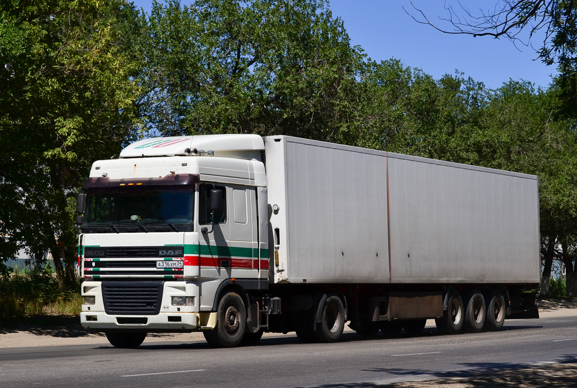 Волгоградская область, № А 316 ХМ 34 — DAF 95XF FT