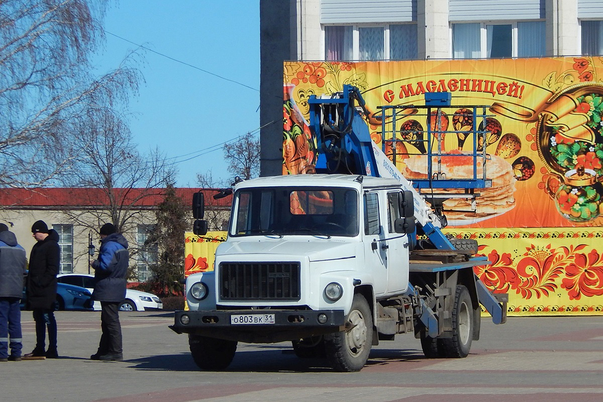 Белгородская область, № О 803 ВК 31 — ГАЗ-3309