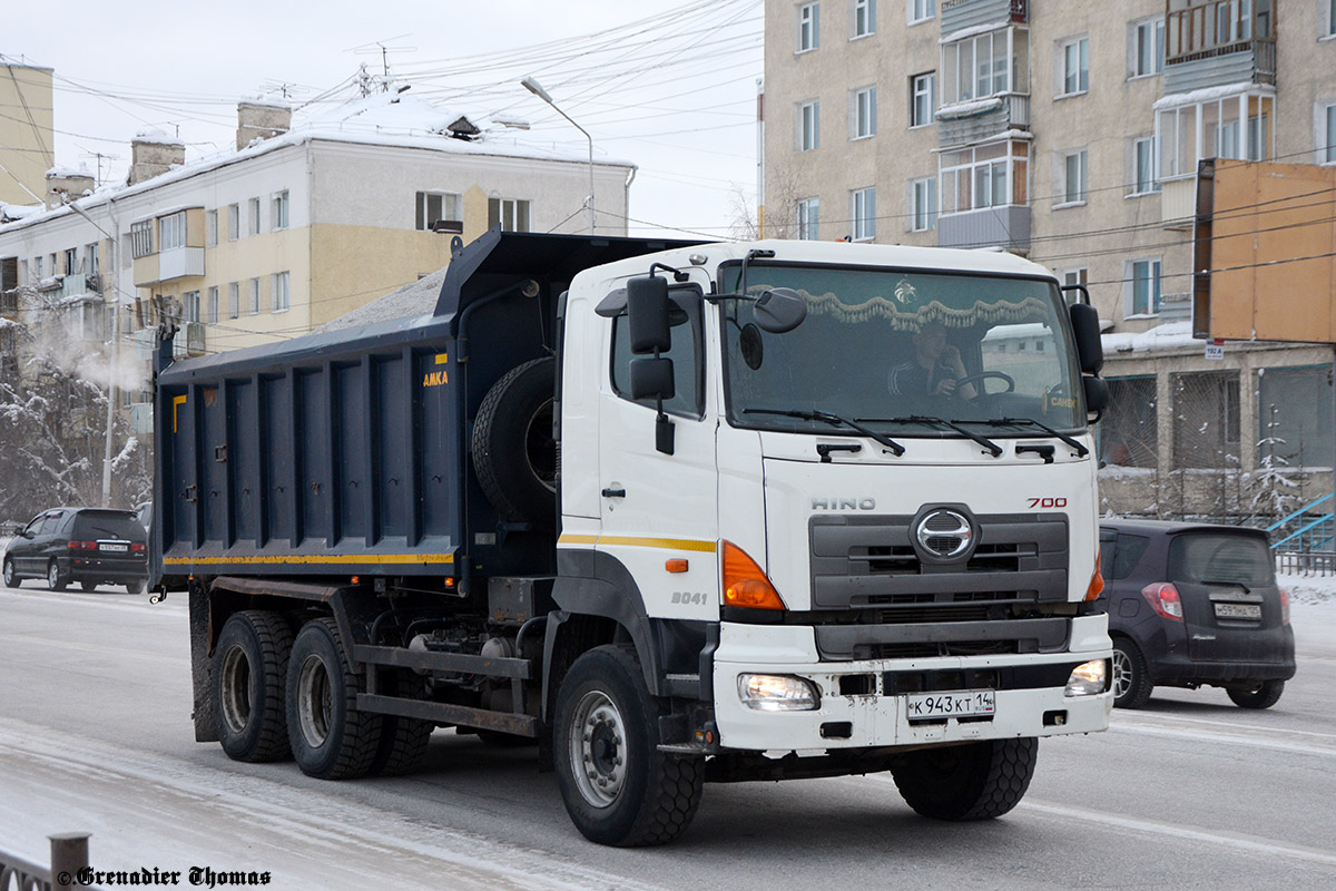 Саха (Якутия), № К 943 КТ 14 — Hino 700