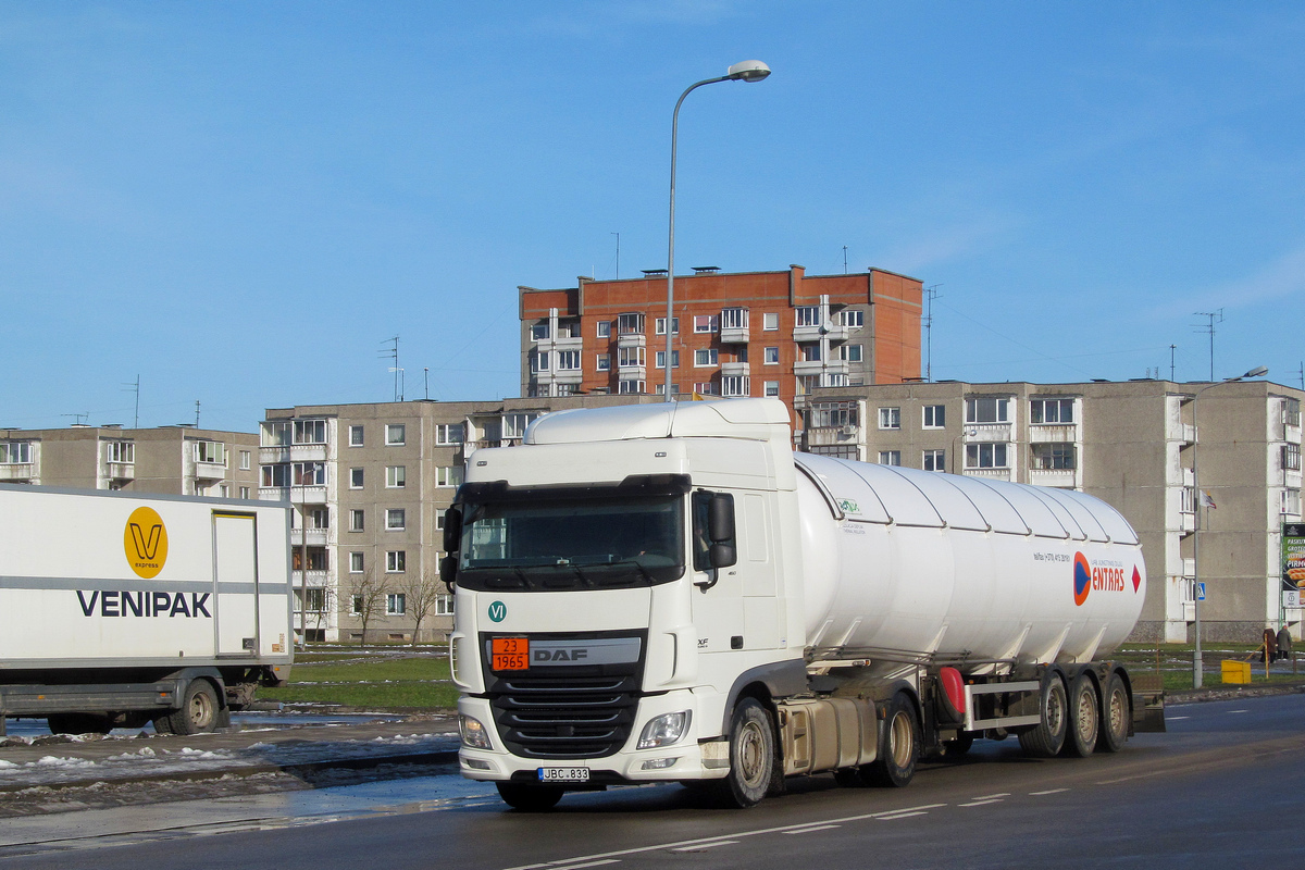 Литва, № JBC 833 — DAF XF Euro6 FT