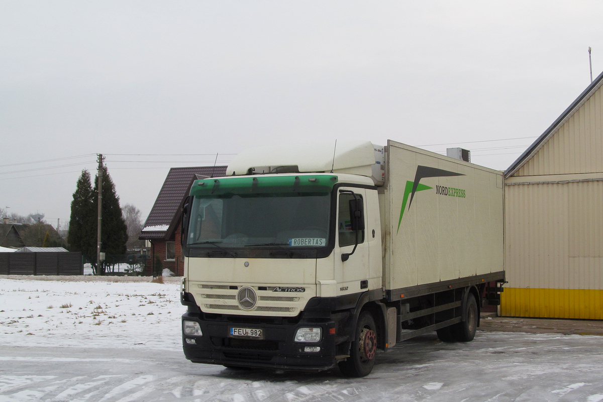 Литва, № FEU 982 — Mercedes-Benz Actros ('2003) 1832