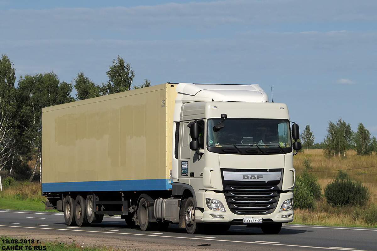 Москва, № Р 595 АК 799 — DAF XF Euro6 FT