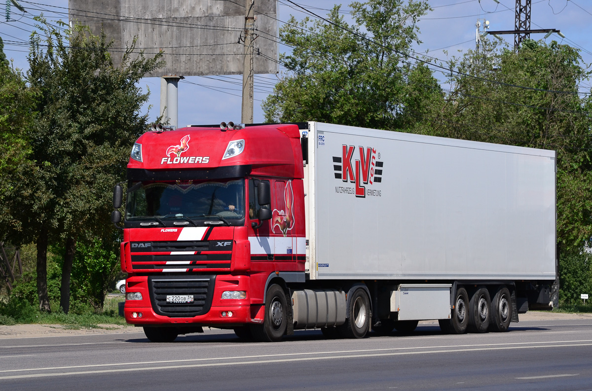 Волгоградская область, № С 220 ОВ 34 — DAF XF105 FT