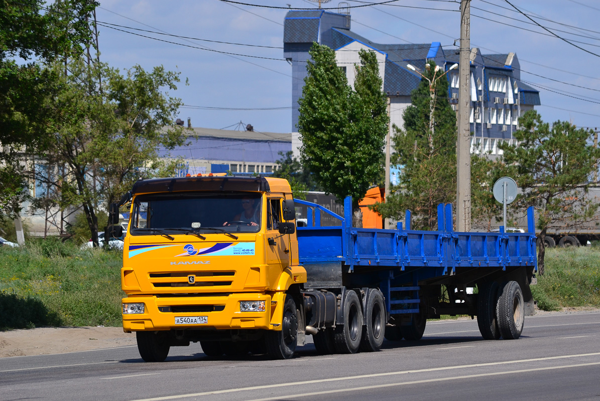 Волгоградская область, № А 540 АА 134 — КамАЗ-65116-A4