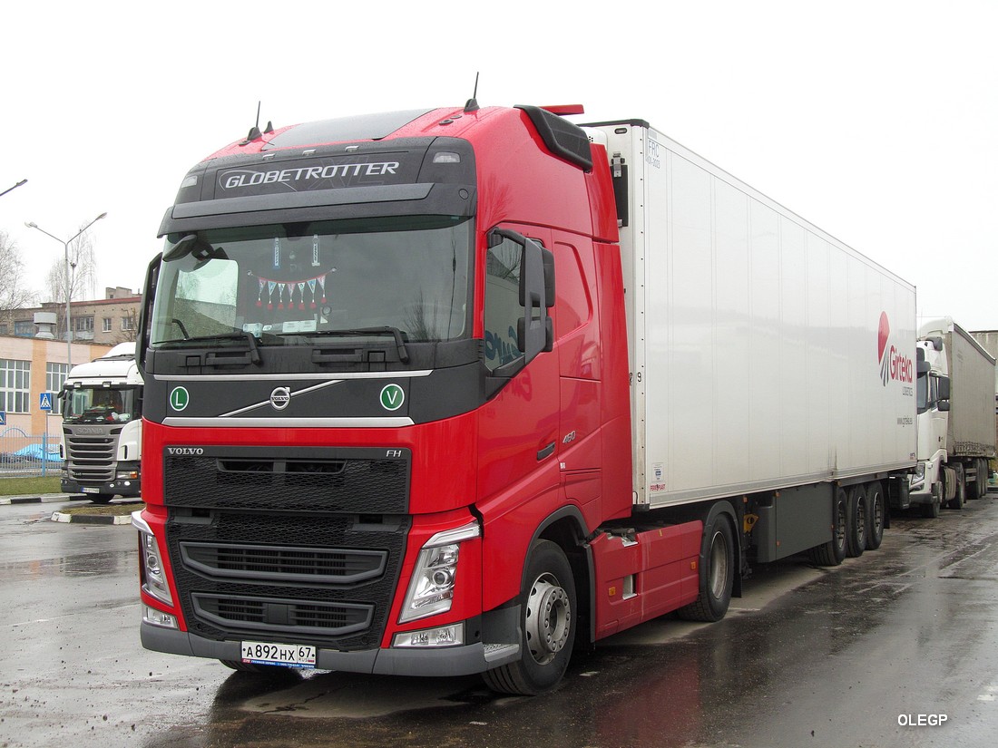 Смоленская область, № А 892 НХ 67 — Volvo ('2012) FH.460 [X9P]