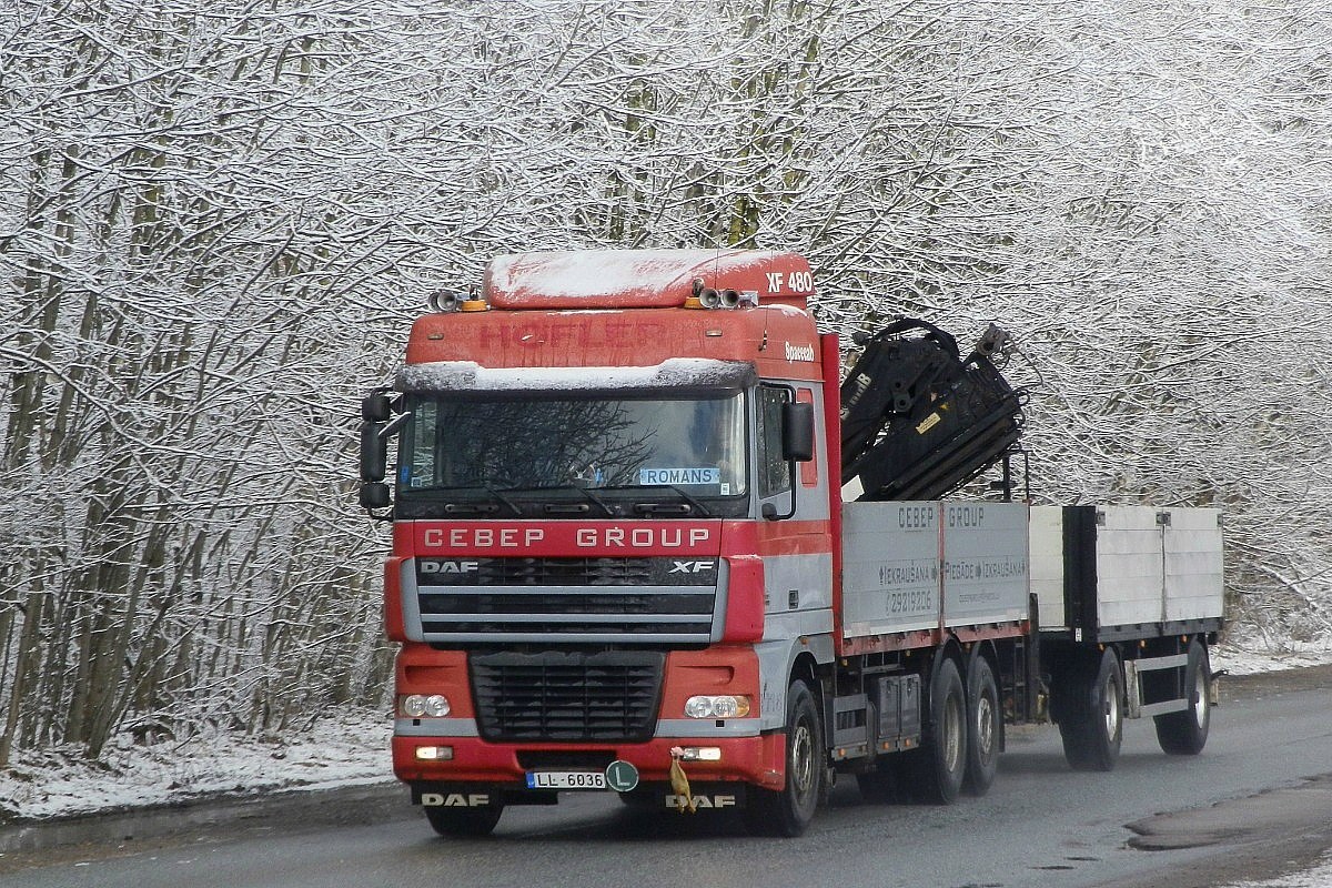 Латвия, № LL-6036 — DAF XF95 FT