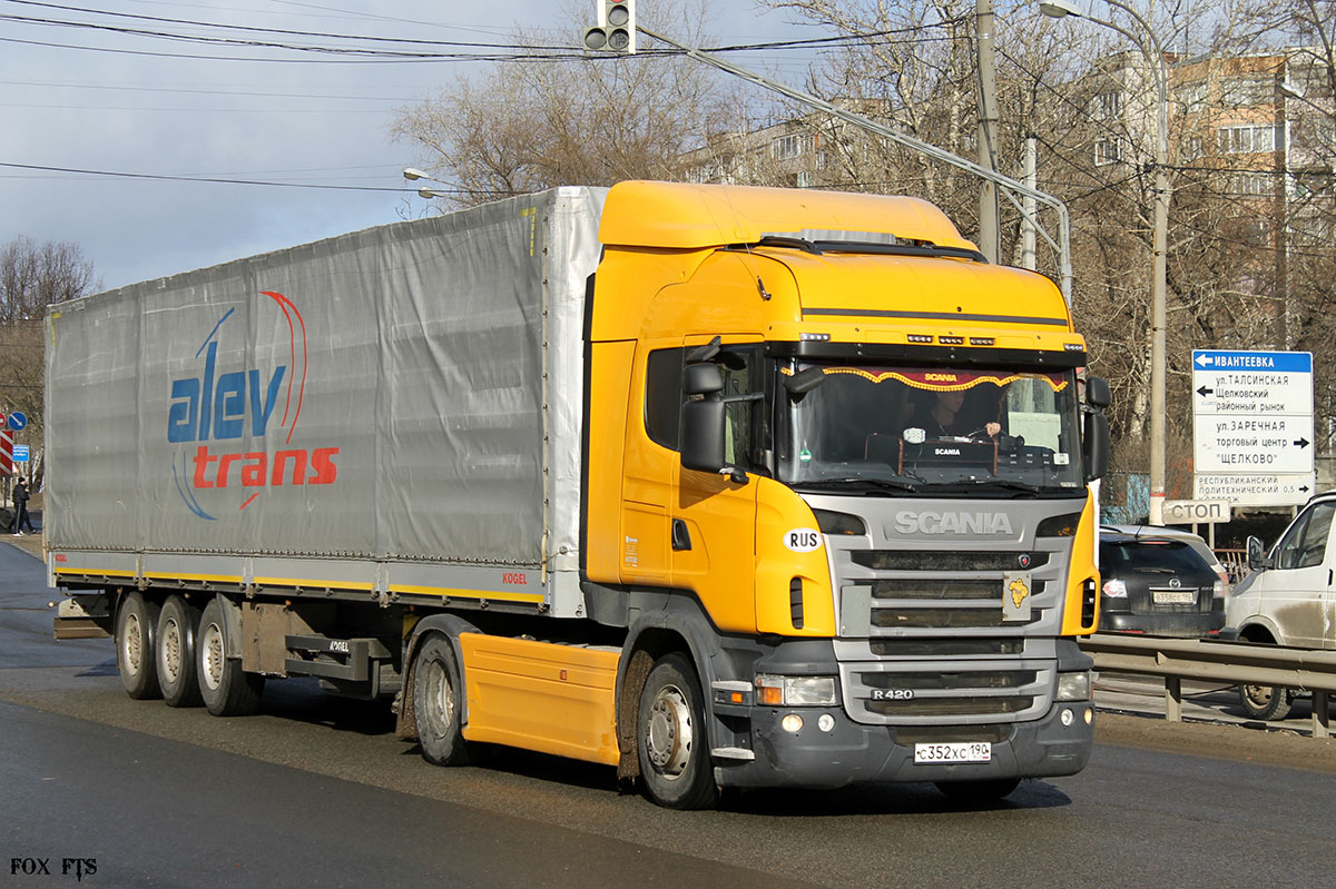 Московская область, № С 352 ХС 190 — Scania ('2009) R420