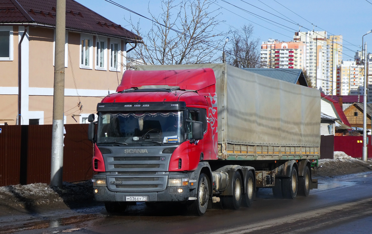 Тульская область, № М 036 ЕУ 71 — Scania ('2011) P380