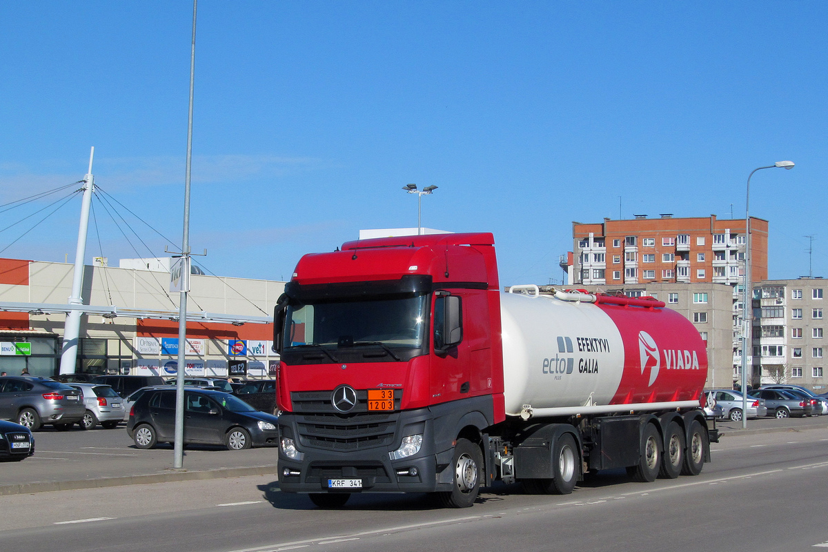 Литва, № KRF 341 — Mercedes-Benz Actros ('2011)