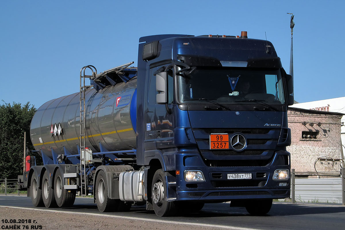 Москва, № У 438 ХТ 777 — Mercedes-Benz Actros ('2009) 1844