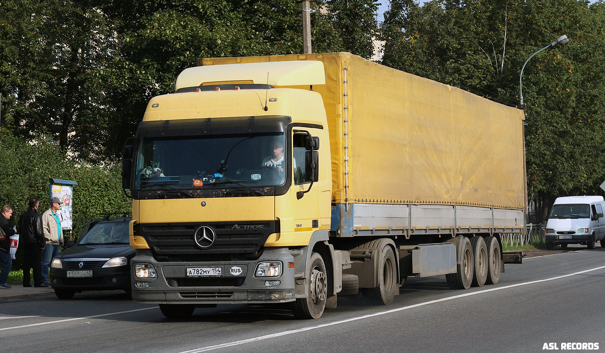 Новосибирская область, № А 782 МУ 154 — Mercedes-Benz Actros ('2003) 1841