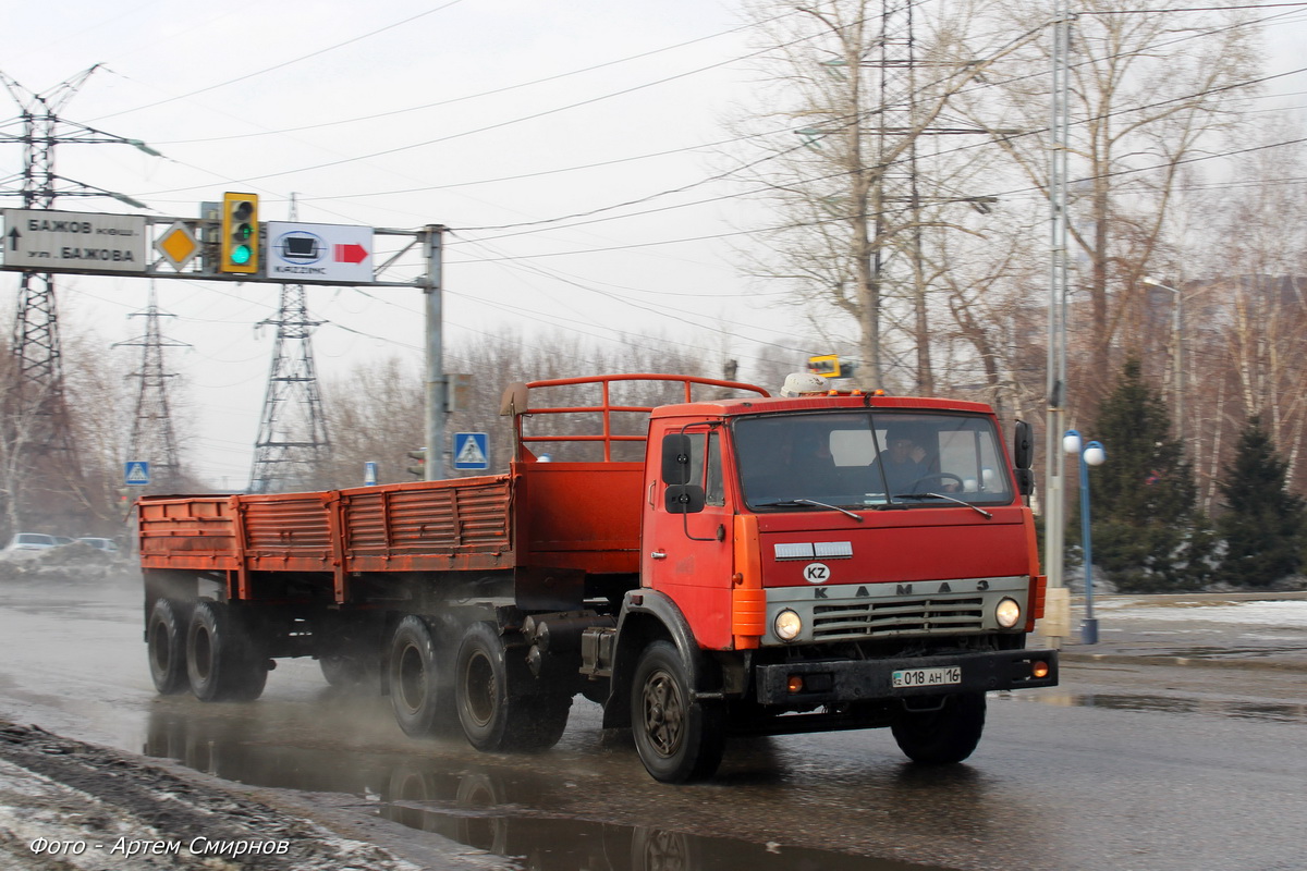 Восточно-Казахстанская область, № 018 AH 16 — КамАЗ-5410