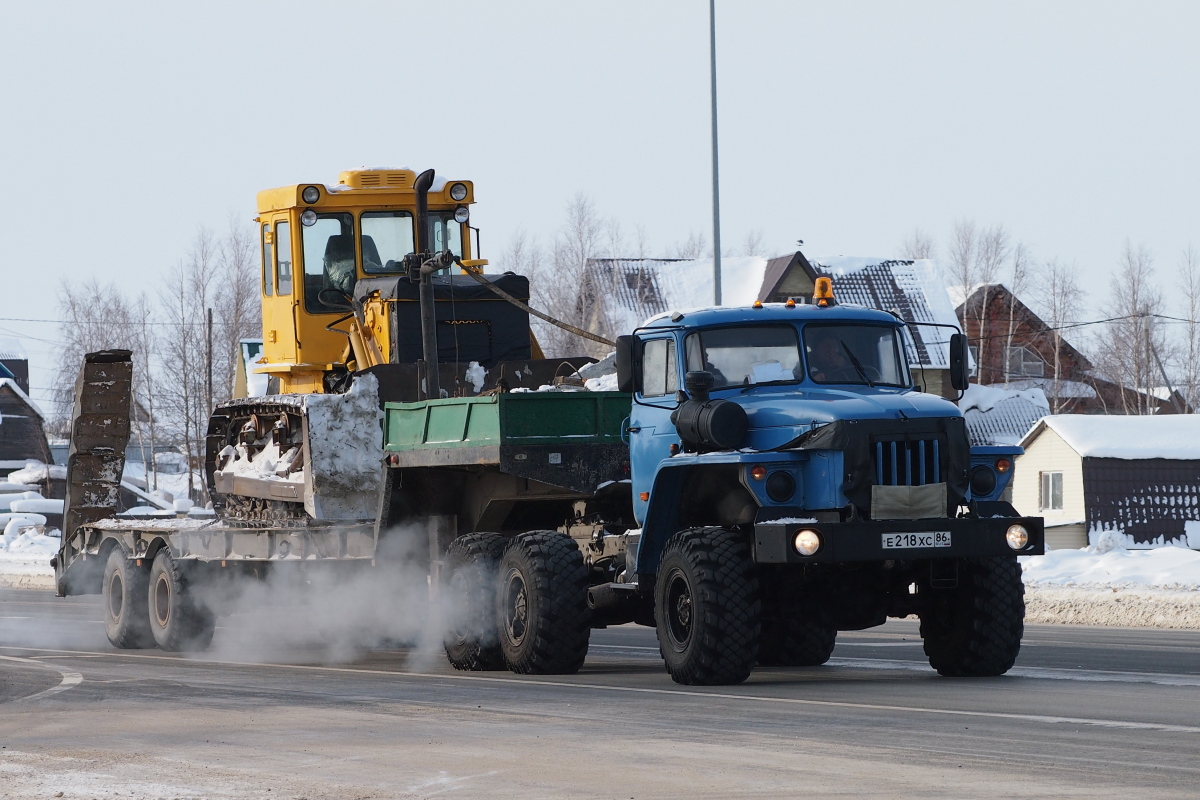 Ханты-Мансийский автоном.округ, № Е 218 ХС 86 — Урал-4320-31