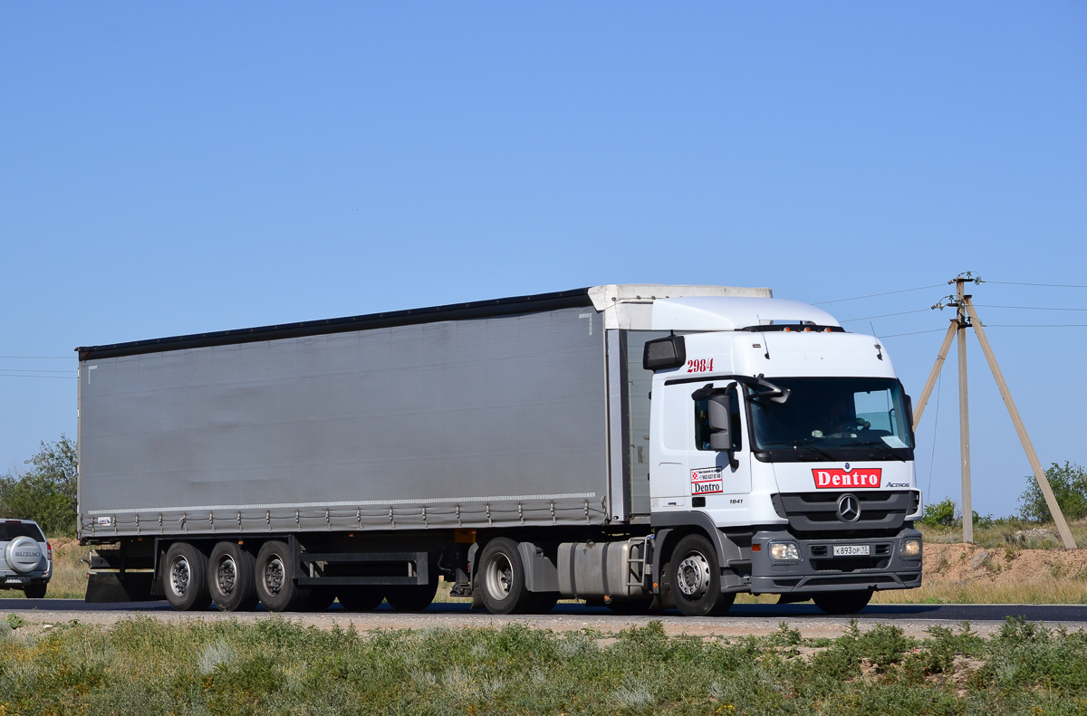 Мордовия, № К 893 ОР 13 — Mercedes-Benz Actros '09 1841 [Z9M]