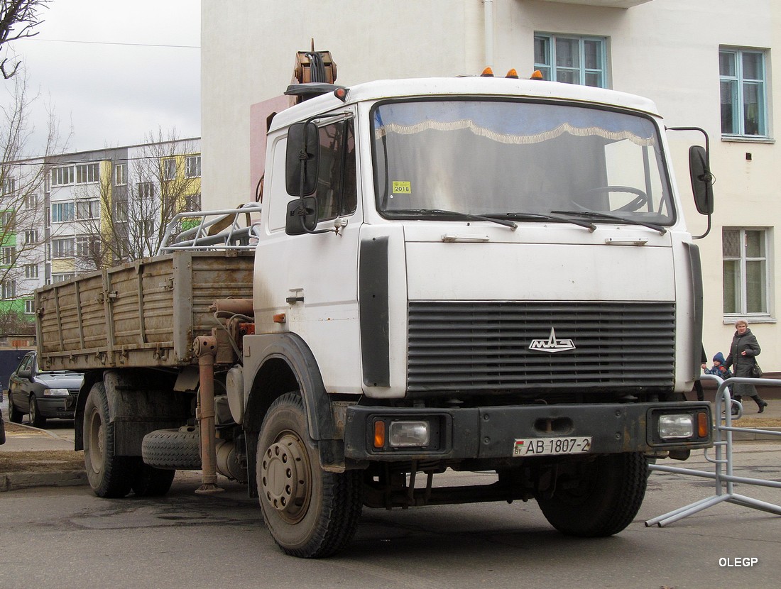 Витебская область, № АВ 1807-2 — МАЗ-5336 (общая модель)