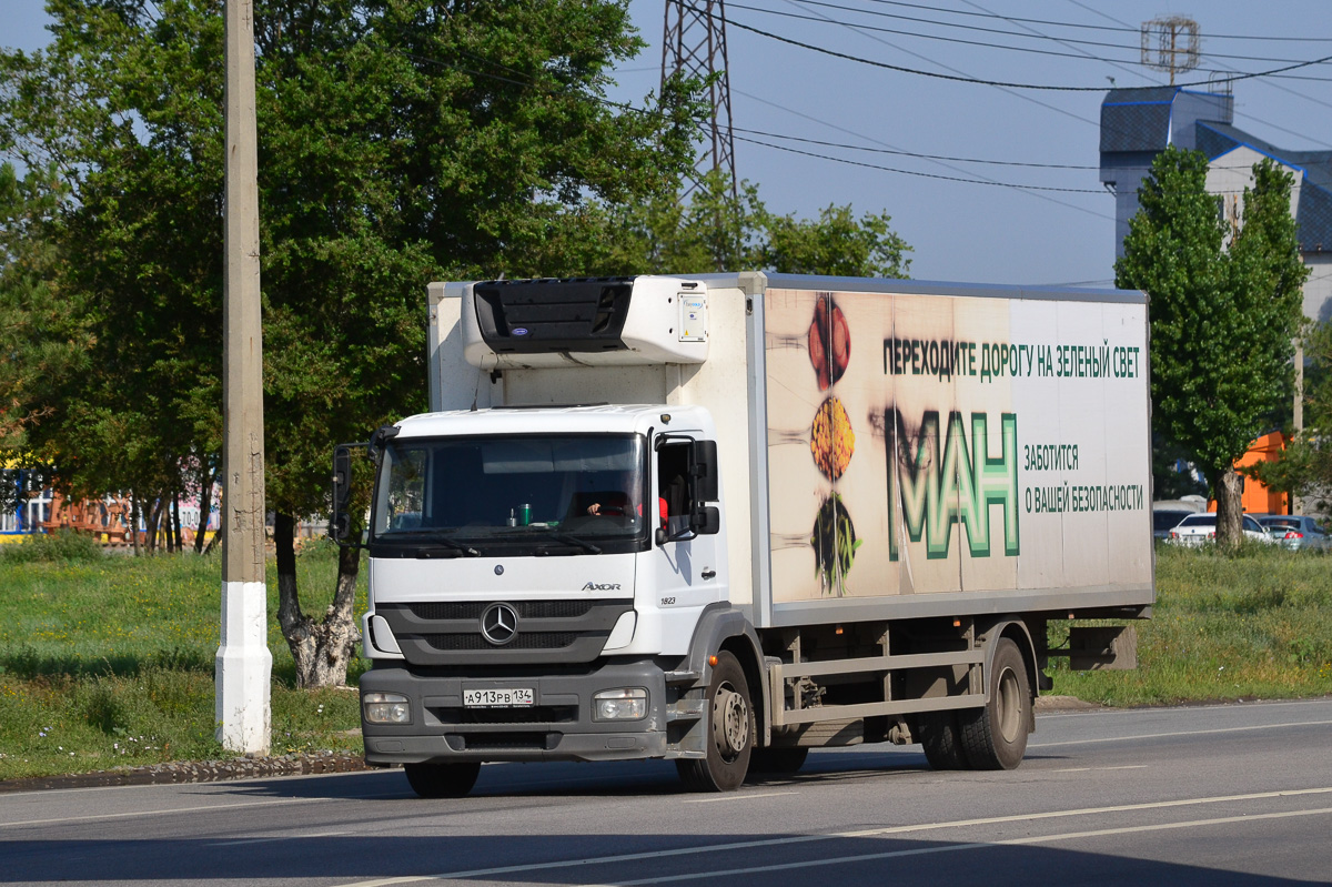 Волгоградская область, № А 913 РВ 134 — Mercedes-Benz Axor 1823