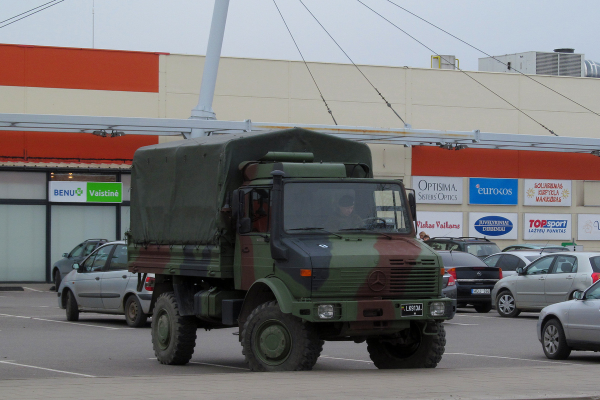 Литва, № LK 913 A — Mercedes-Benz Unimog (общ.м)