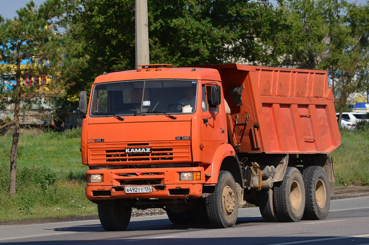 Волгоградская область, № А 492 ТТ 134 — КамАЗ-65111 [651110]