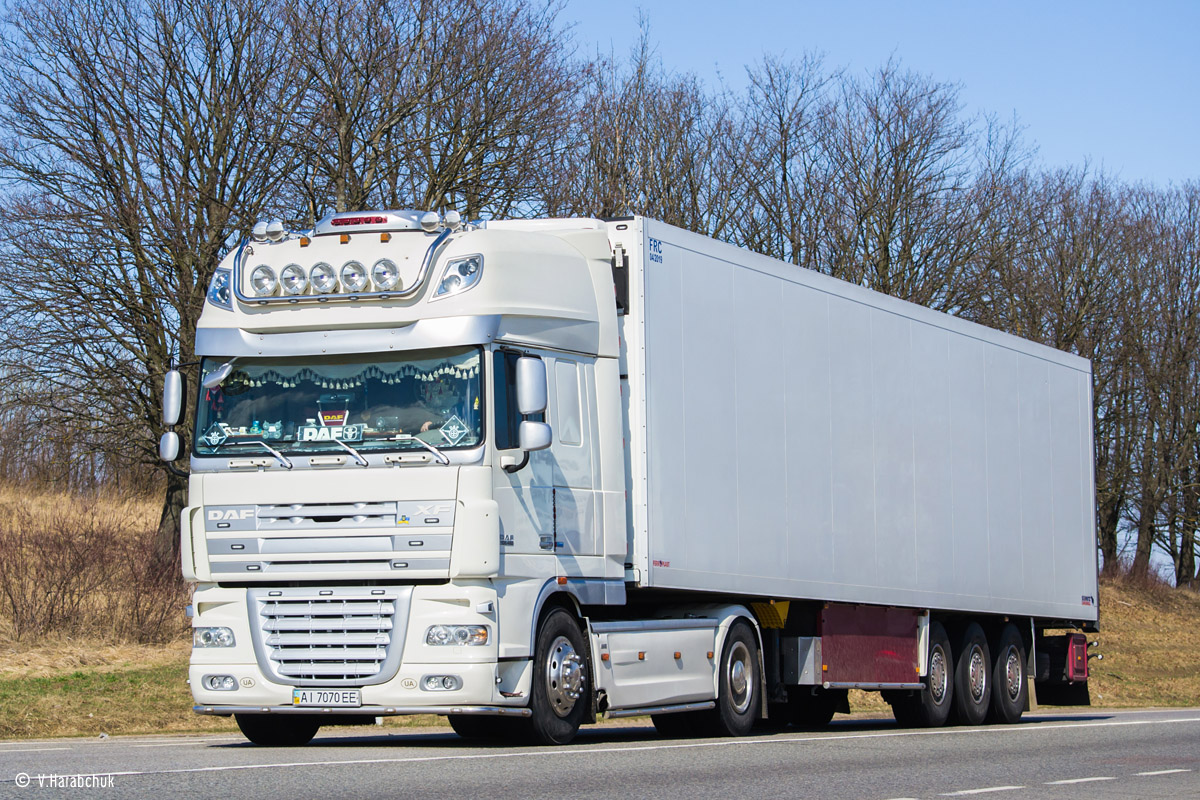 Киевская область, № АІ 7070 ЕЕ — DAF XF105 FT