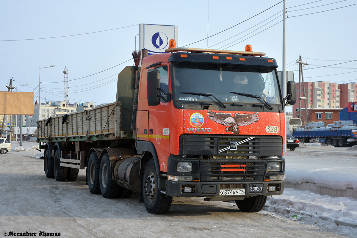 Саха (Якутия), № Х 374 КУ 14 — Volvo ('1993) FH12.420