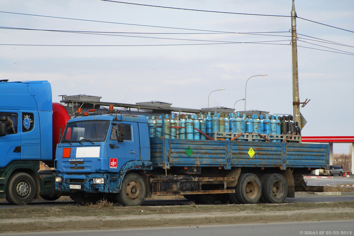 Волгоградская область, № Р 453 НТ 34 — КамАЗ-65117-N3