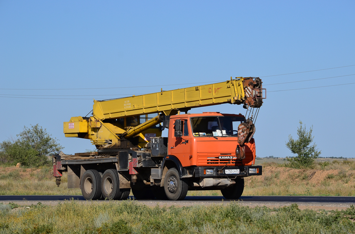 Волгоградская область, № У 753 СМ 34 — КамАЗ-53215-15 [53215R]