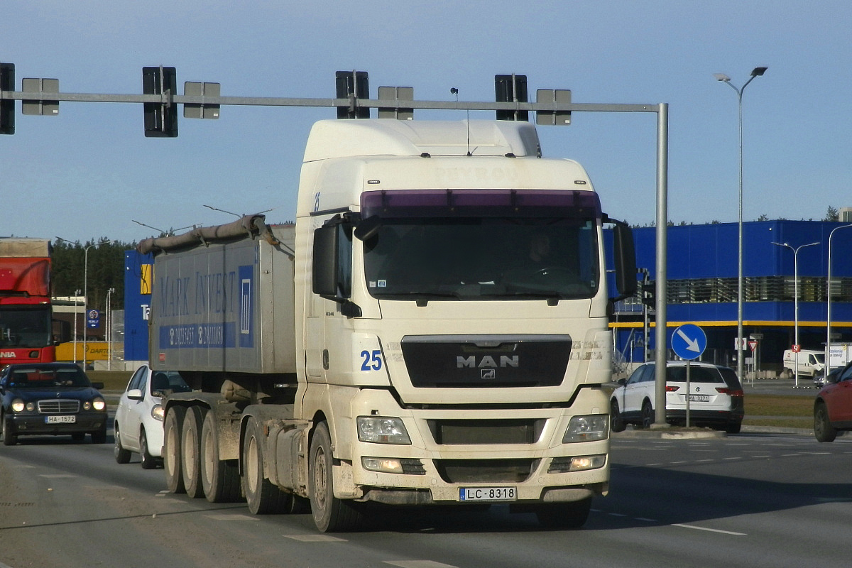 Латвия, № 25 — MAN TGX ('2007) 18.440