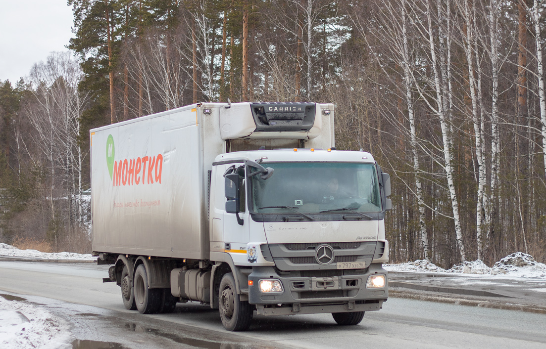 Свердловская область, № У 797 ХН 96 — Mercedes-Benz Actros '09 2541 [Z9M]