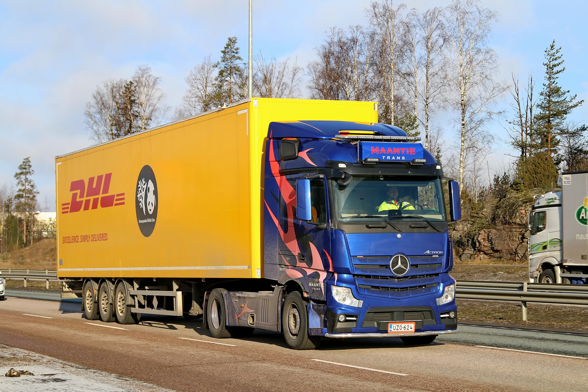 Финляндия, № UZO-624 — Mercedes-Benz Actros ('2011)