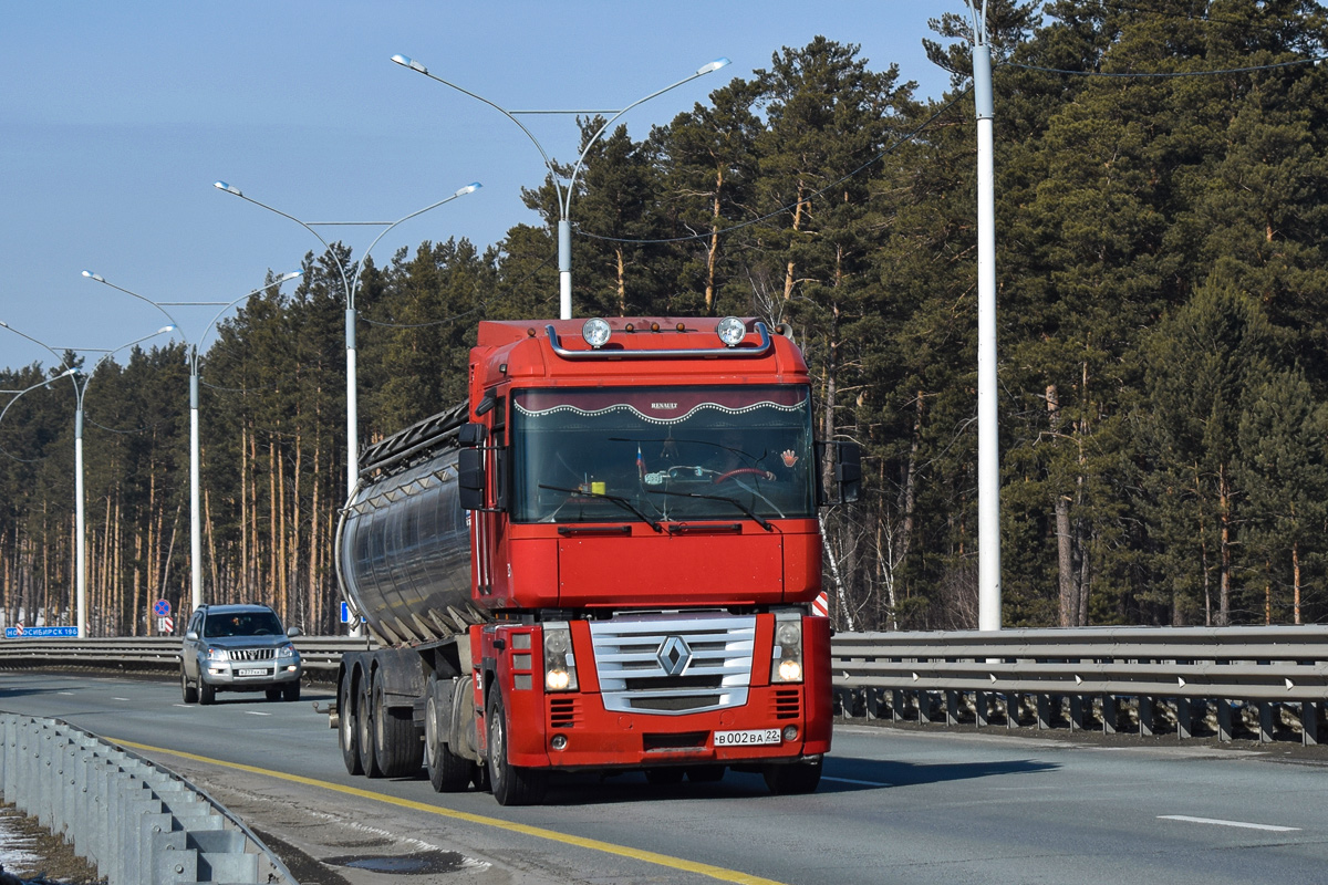 Алтайский край, № В 002 ВА 22 — Renault Magnum ('2005)