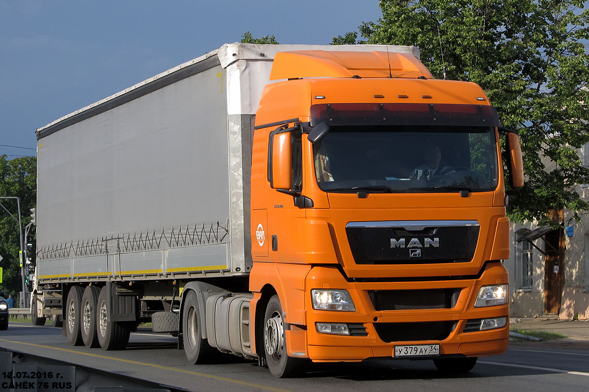 Волгоградская область, № У 379 АУ 34 — MAN TGX ('2007) 18.400