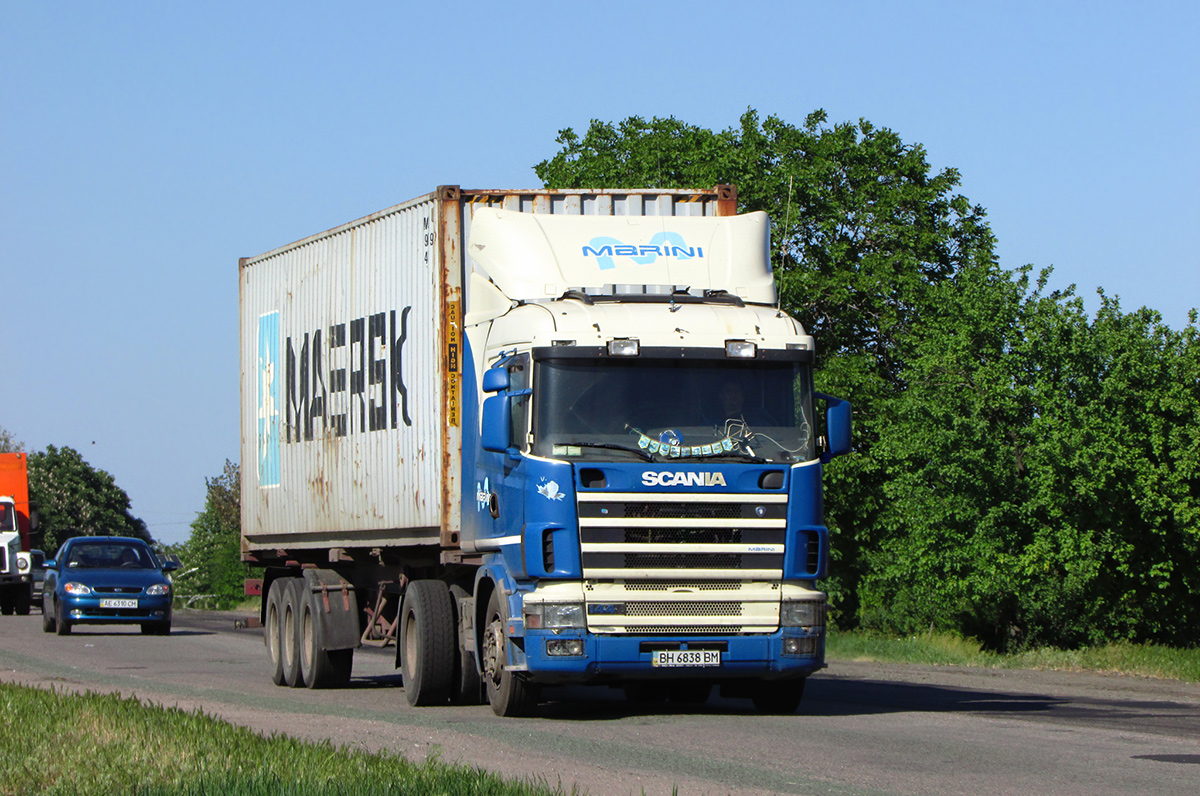 Одесская область, № ВН 6838 ВМ — Scania ('1996, общая модель)