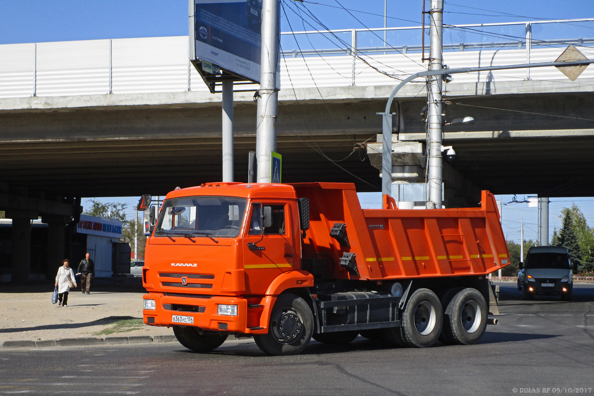 Волгоградская область, № В 363 УС 134 — КамАЗ-65115-42