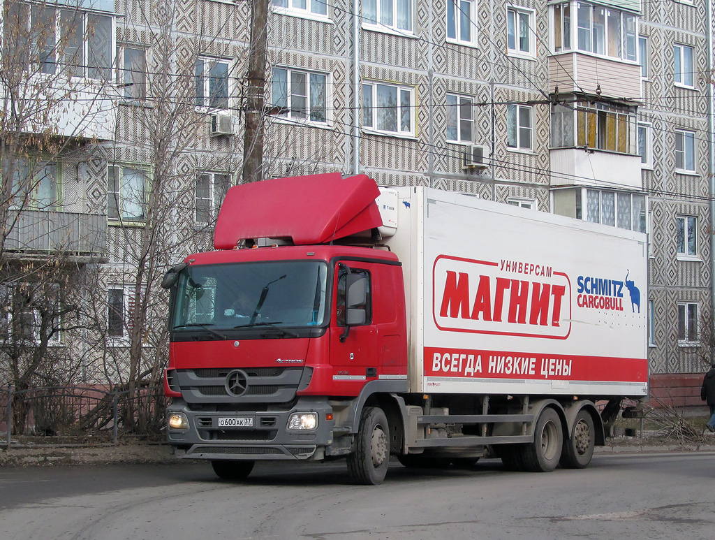 Тульская область, № О 600 АК 37 — Mercedes-Benz Actros ('2009) 2536