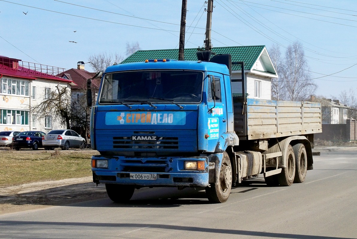 Брянская область, № К 006 УО 32 — КамАЗ-65117-62