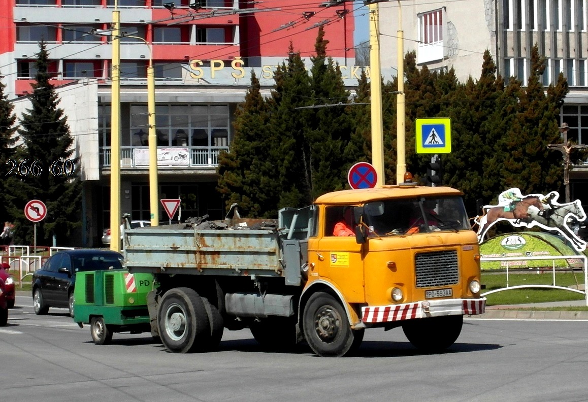 Словакия, № PO-593AA — Škoda 706 MTS 24