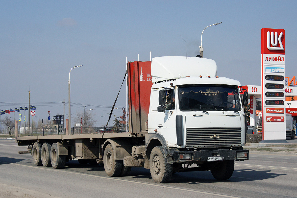 Волгоградская область, № Е 754 РЕ 134 — МАЗ-543203