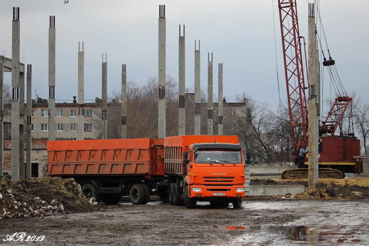 Тамбовская область, № О 168 КЕ 68 — КамАЗ-65115 (общая модель)