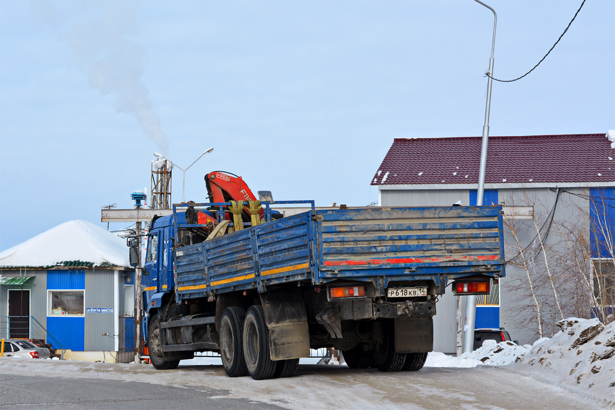 Саха (Якутия), № Р 618 КВ 14 — КамАЗ-65117-N3