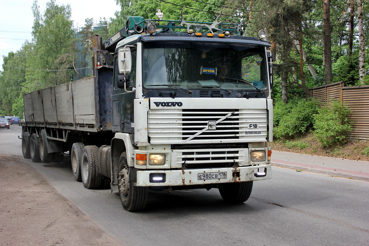 Санкт-Петербург, № Е 980 СВ 178 — Volvo ('1987) F16