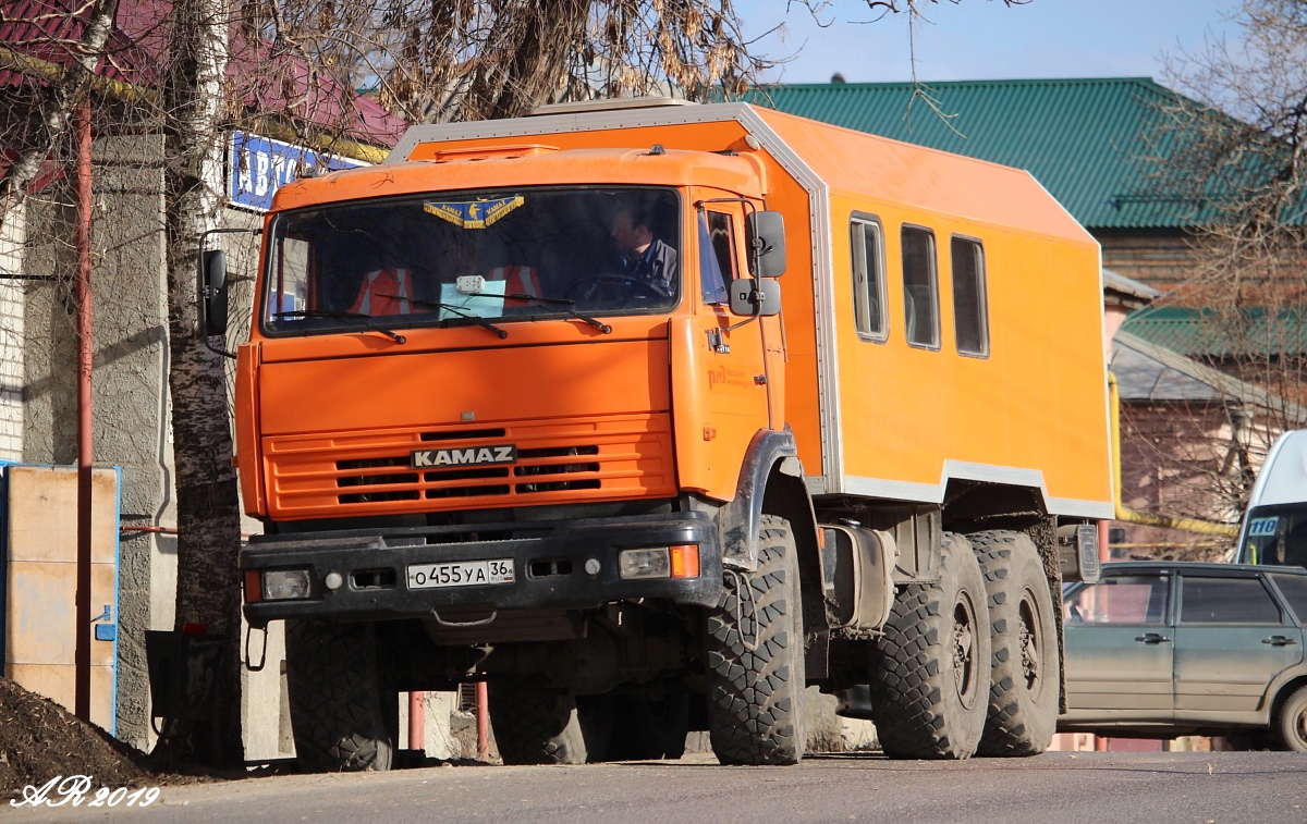 Воронежская область, № О 455 УА 36 — КамАЗ-43118-15 [43118R]