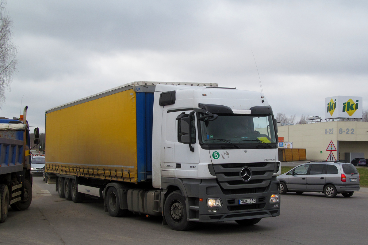 Литва, № GUK 334 — Mercedes-Benz Actros ('2009) 1844