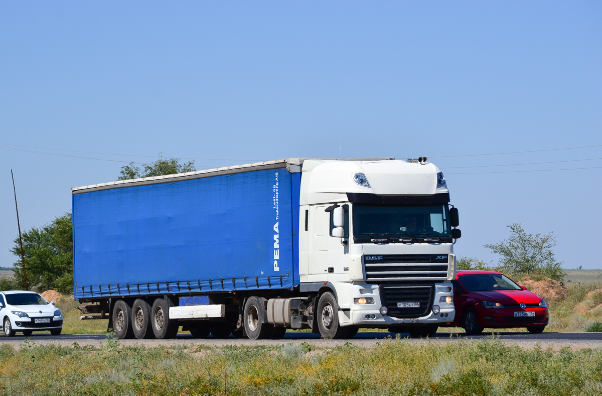 Пензенская область, № Р 105 ЕТ 58 — DAF XF105 FT