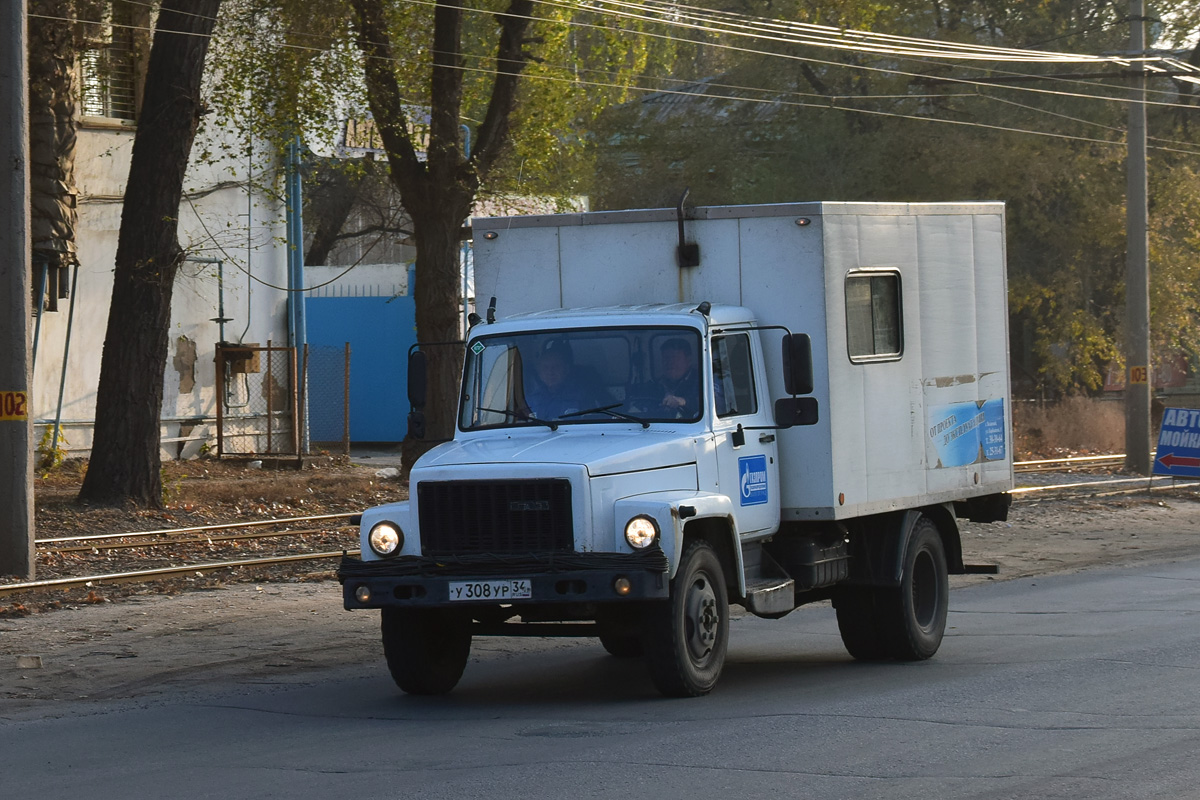 Волгоградская область, № У 308 УР 34 — ГАЗ-3307