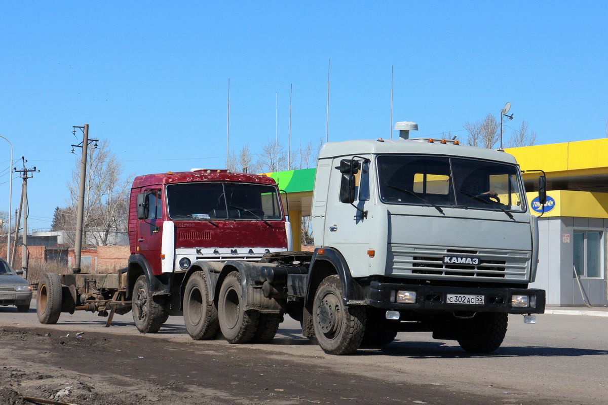 Омская область, № С 302 АС 55 — КамАЗ-54115-15 [54115R]