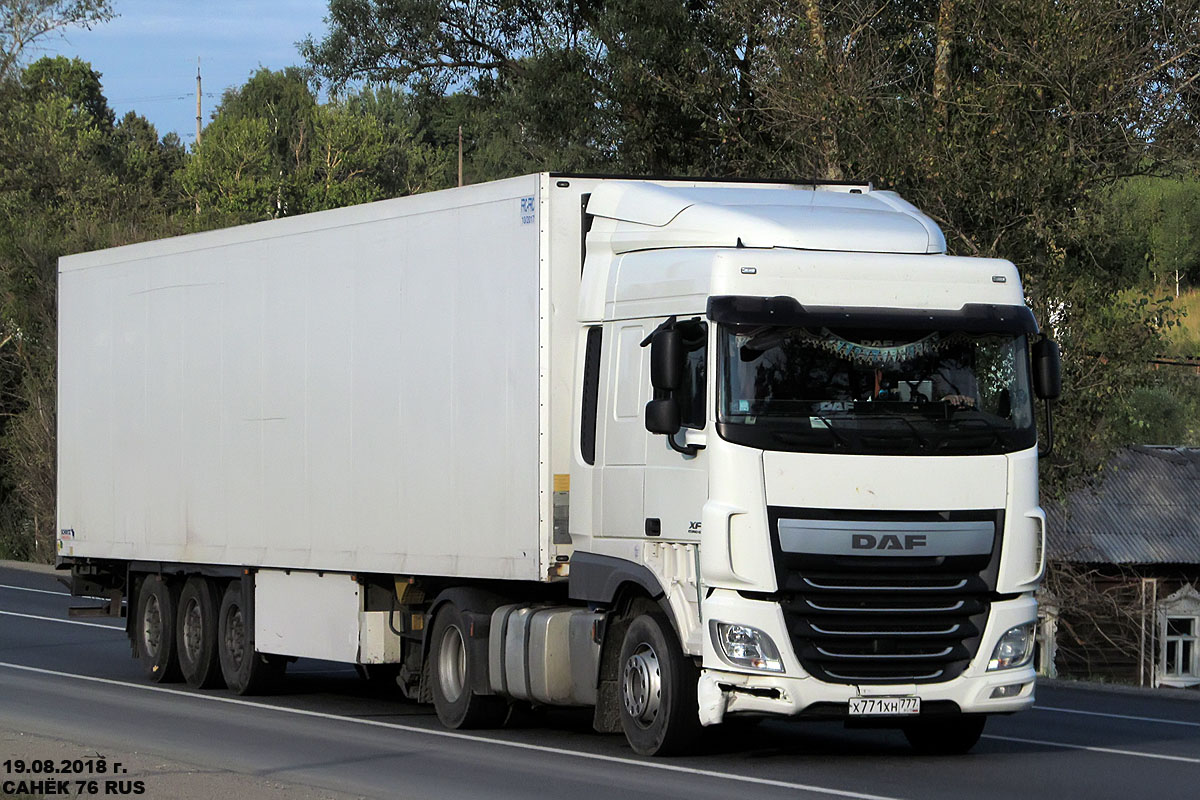 Москва, № Х 771 ХН 777 — DAF XF Euro6 FT